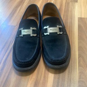 Salvatore Ferragamo suede loafers size 8 men